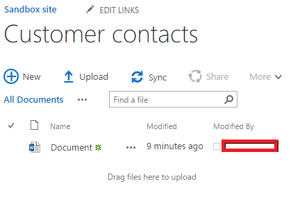 Customer Contacts