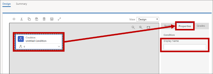 Lead scoring naming a condition in Dynamics 365 Marketing